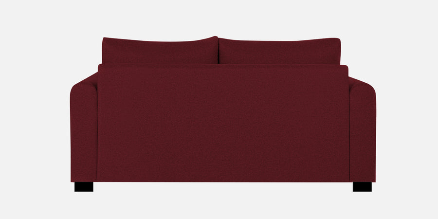 Sigma Fabric 2 Seater Sofa In Blood Maroon Colour - Febonic Living