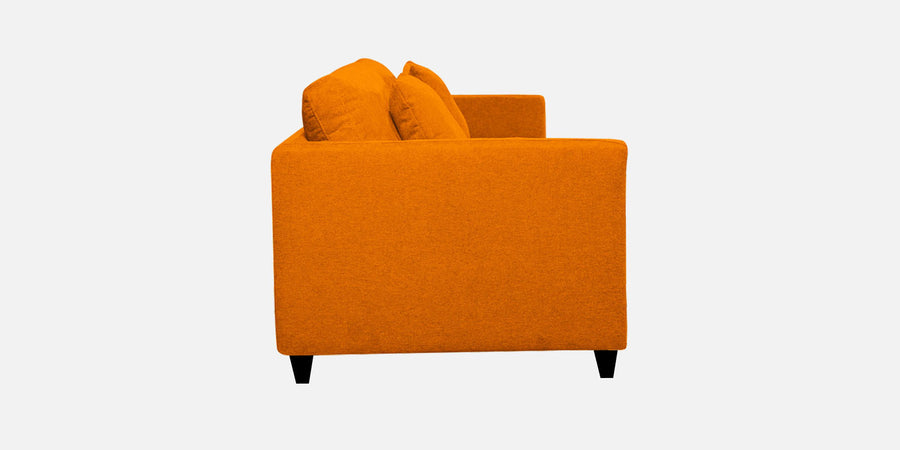 Kera Fabric 2 Seater Sofa In Vivid Orange Colour - Febonic Living