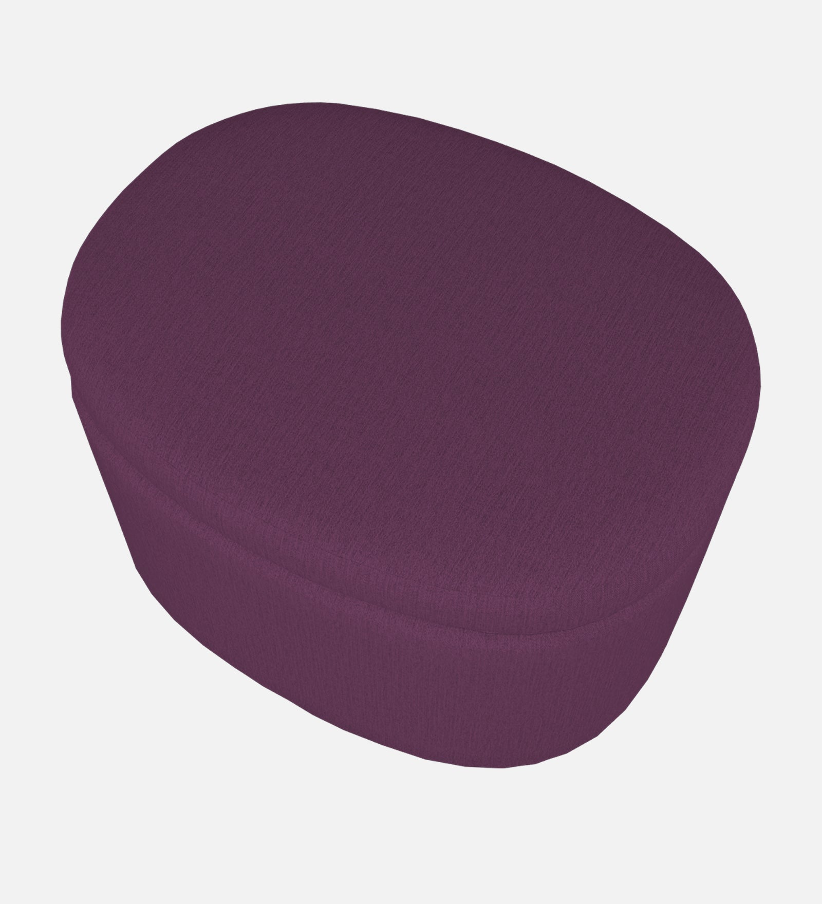 Ruggy Fabric Storage Ottoman in Greek Purple Colour