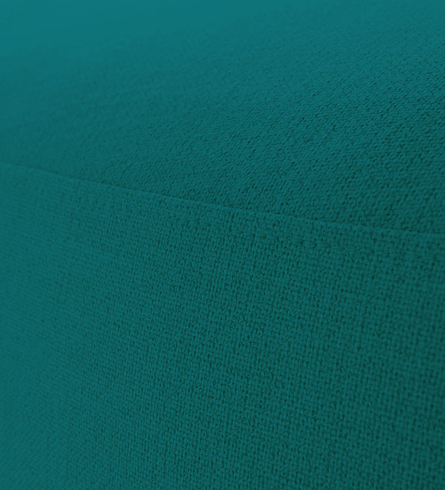 Nona Fabric Pouffe In Sea Green Colour - Febonic Living