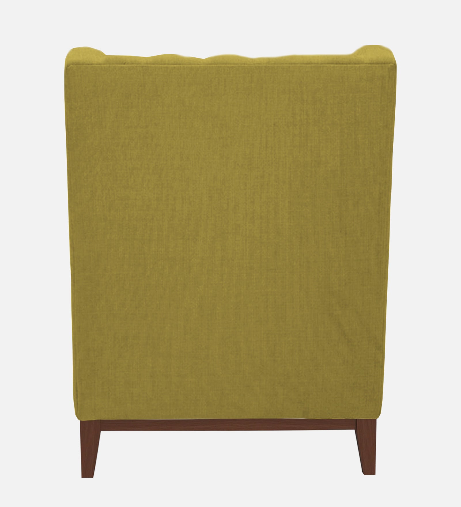 Kuchi Fabric 1 Seater Wing Chair Sofa in Parrot Green Colour