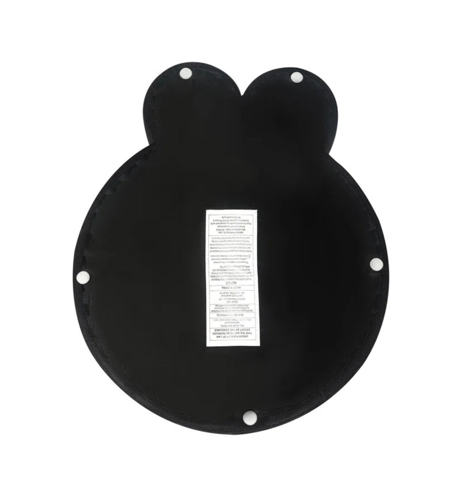 Rossy Boucle Fabric Pouffe In Smokey Grey Colour - Febonic Living