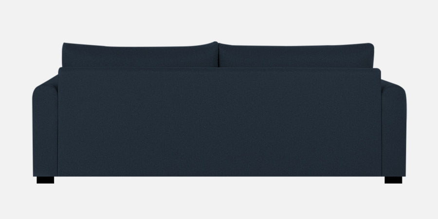 Sigma Fabric 3 Seater Sofa In Denim Blue Colour - Febonic Living