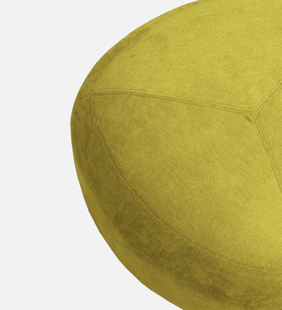 Keori Fabric Pouffe In Parrot Green Colour - Febonic Living