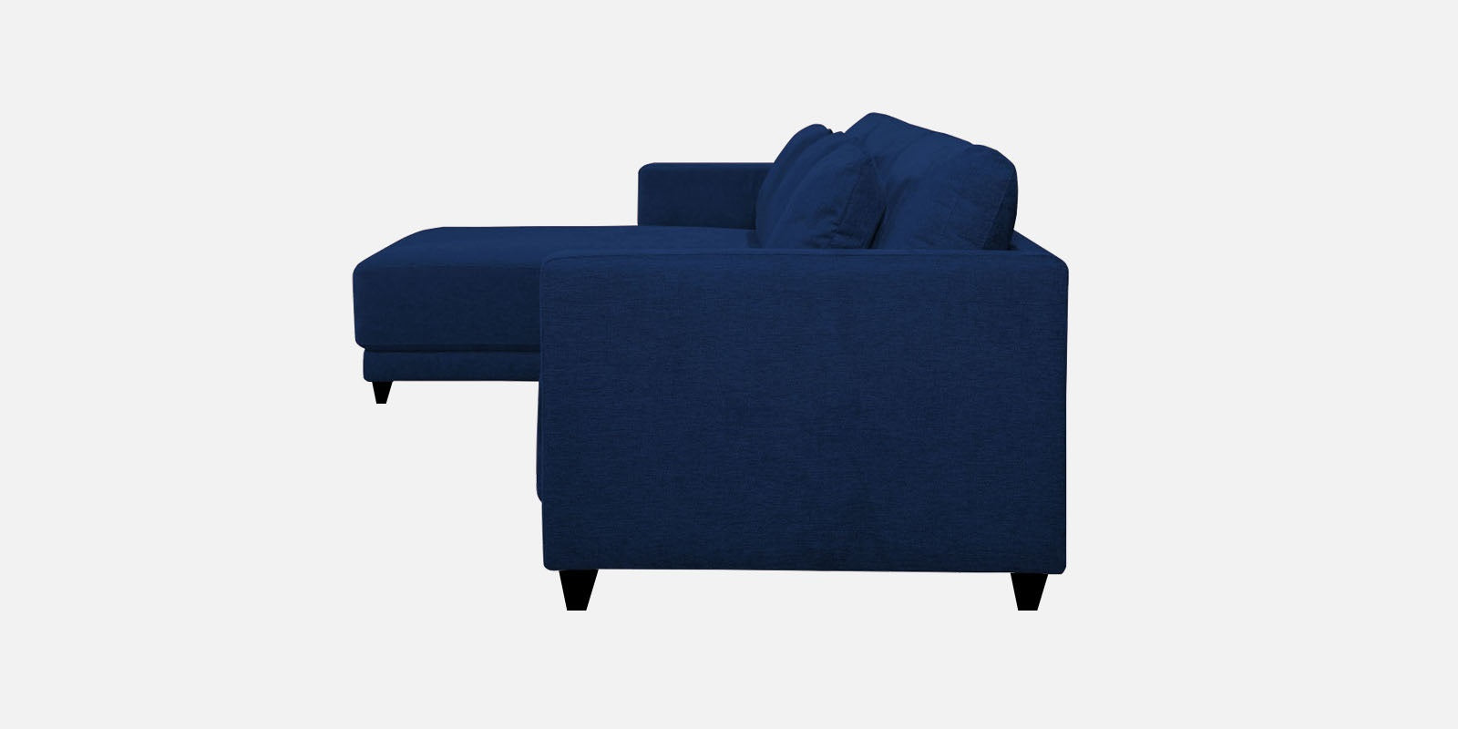 Kera Fabric RHS Sectional Sofa (3+Lounger) In Royal Blue Colour