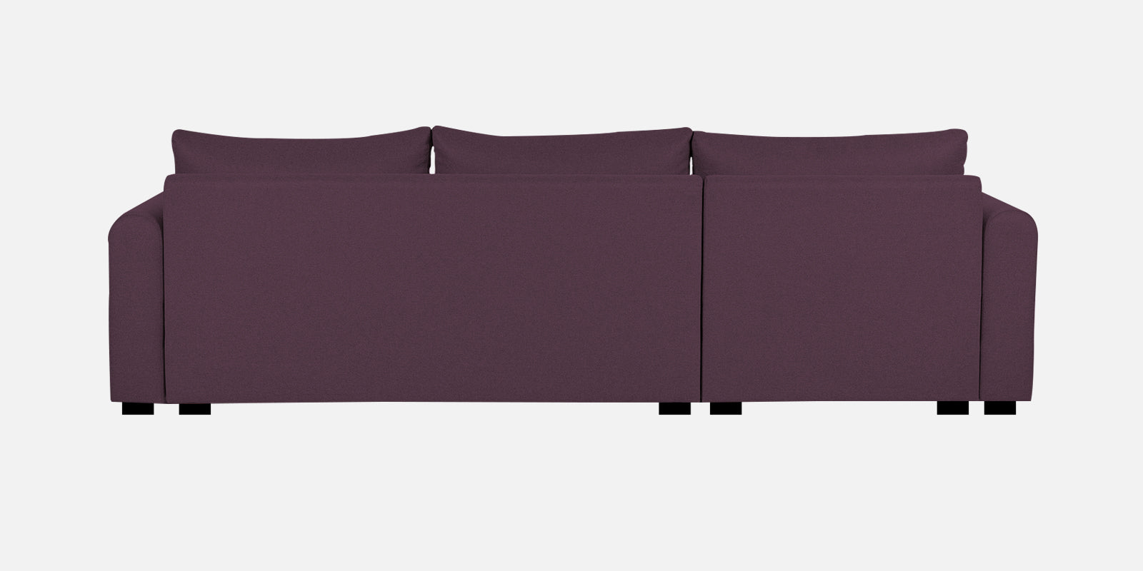 Sigma Fabric RHS Sectional (3+ Lounger) in Greek Purple Colour