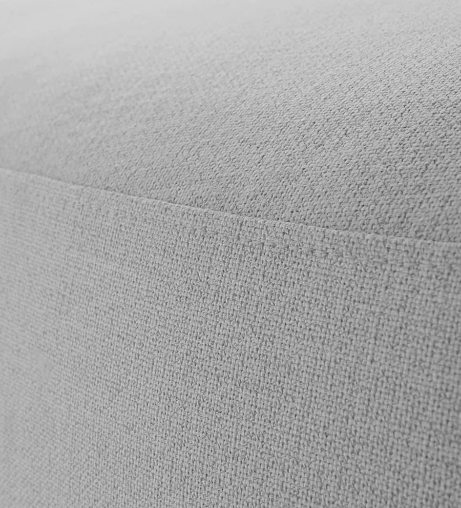 Nona Fabric Pouffe In Lit Grey Colour - Febonic Living