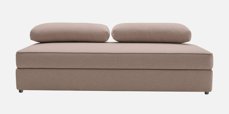 Vito Fabric Day Bed In Kadhi Beige Colour With Storage - Febonic Living