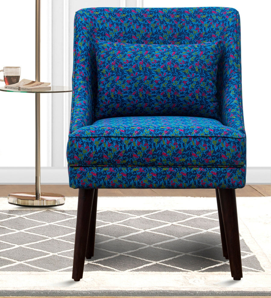 Moly Floral Print Fabric Accent Chair In Multi Colour 3 - Febonic Living