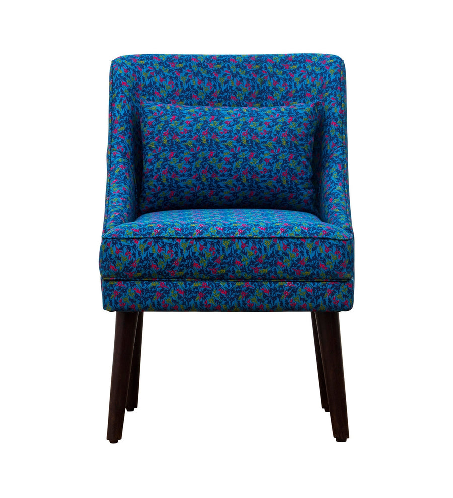 Moly Floral Print Fabric Accent Chair In Multi Colour 3 - Febonic Living