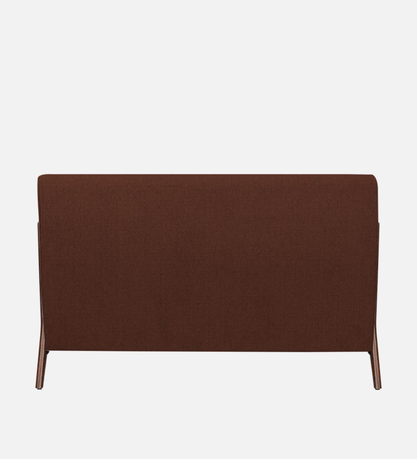 Catla Fabric Queen Size Bed In Coffee Brown Colour