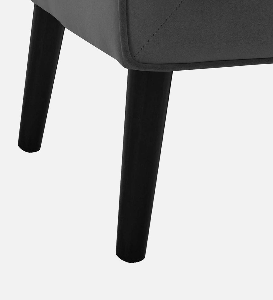 Ame Velvet Arm Chair In Davy Grey Colour - Febonic Living