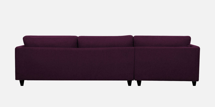Kera Fabric Lhs Sectional Sofa 3 Lounger In Greek Purple Colour - Febonic Living
