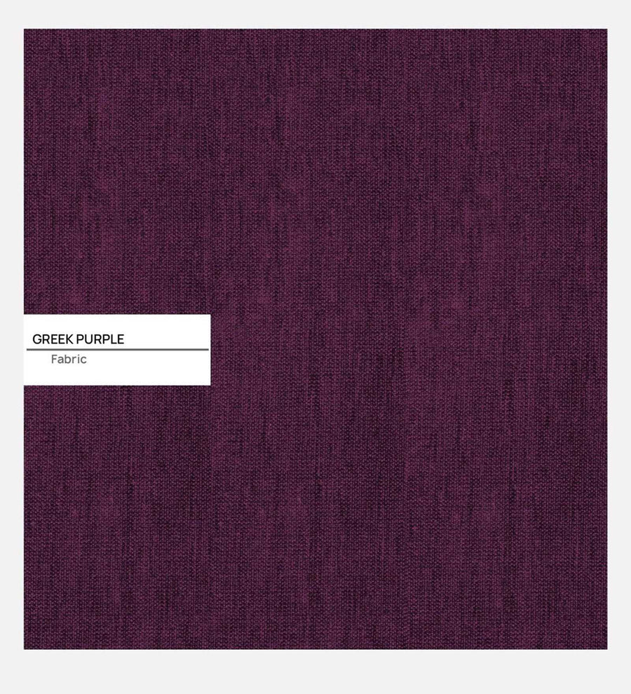 Nona Fabric Pouffe In Greek Purple Colour - Febonic Living