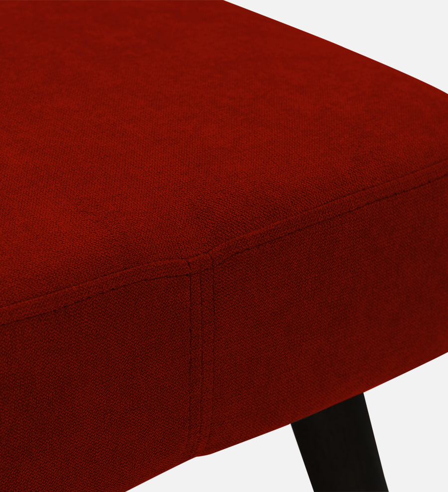 Luke Fabric Foot Stool In Ruby Red Colour - Febonic Living