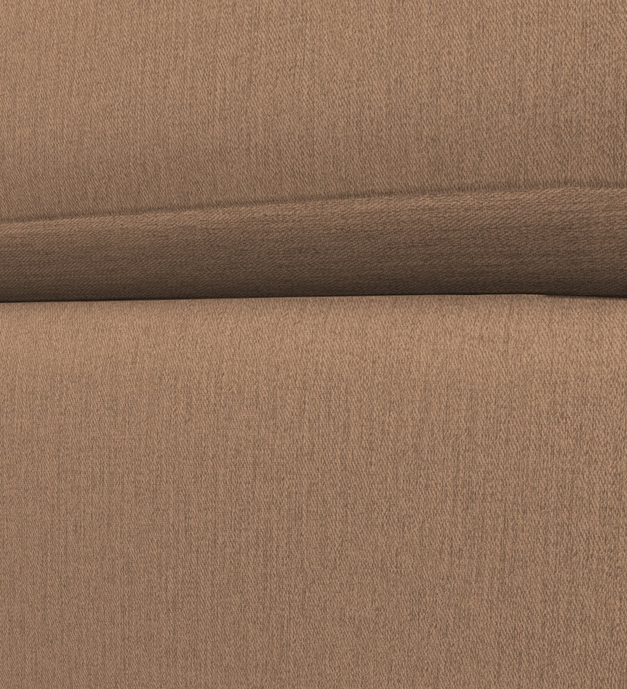 Penny Fabric Ottoman In Cookie Beige Colour With Storage - Febonic Living