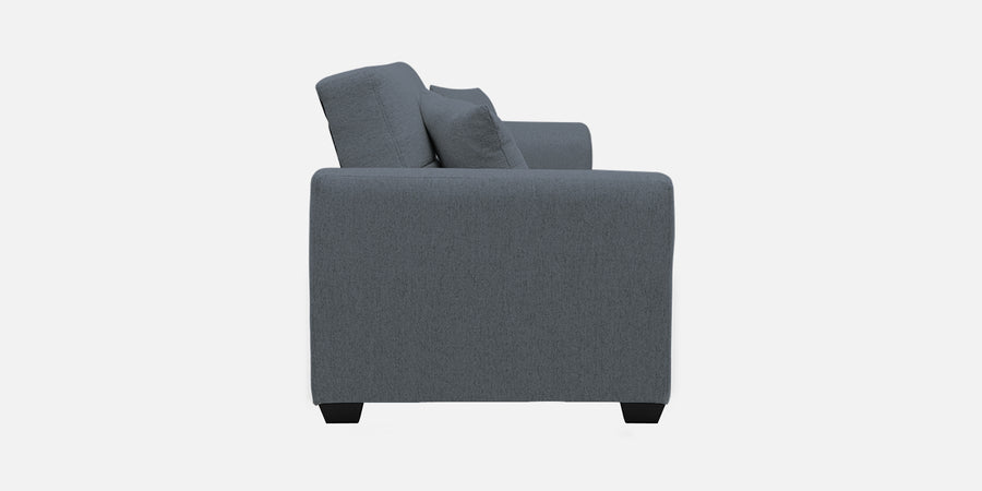 Bony Fabric 3 Seater Convertible Sofa Cum Bed In Indio Blue Colour - Febonic Living