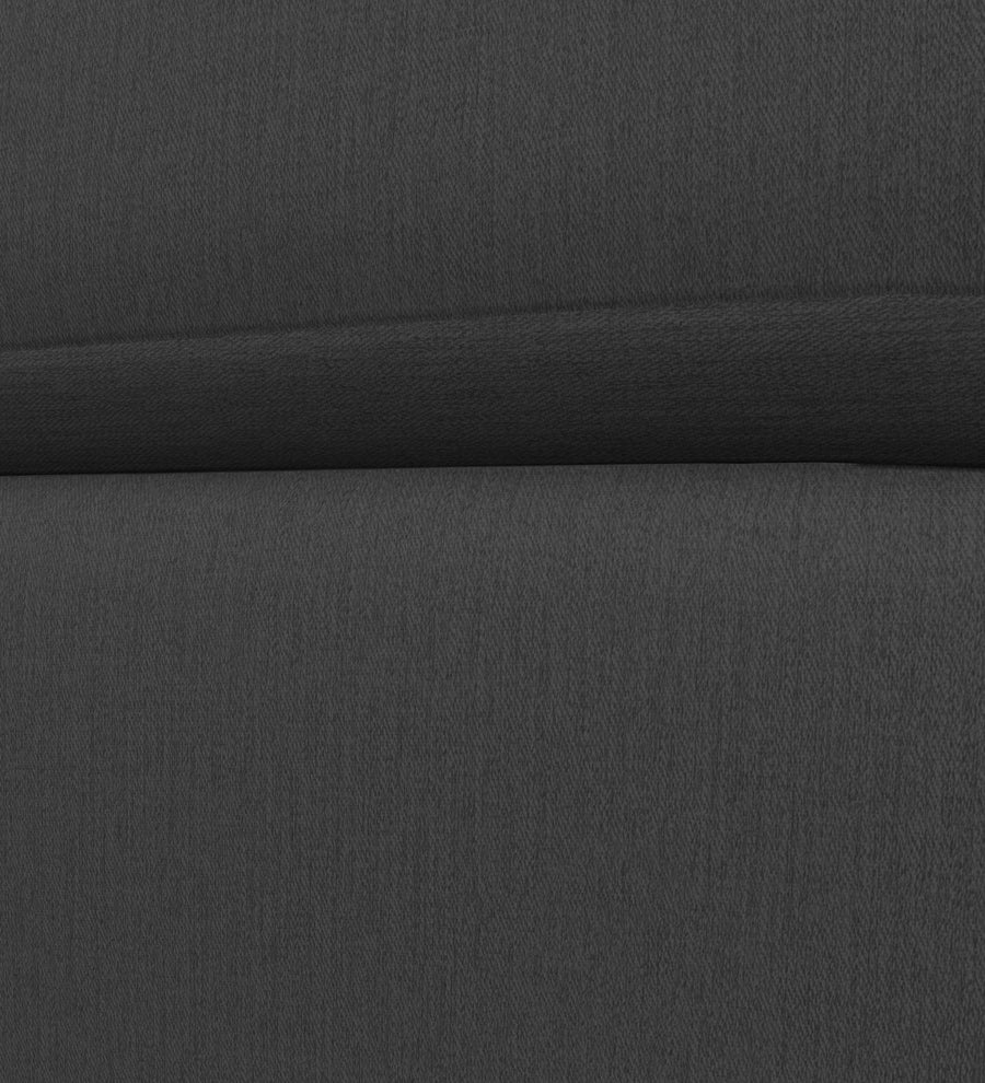 Penny Fabric Ottoman In Charcoal Grey Colour With Storage - Febonic Living