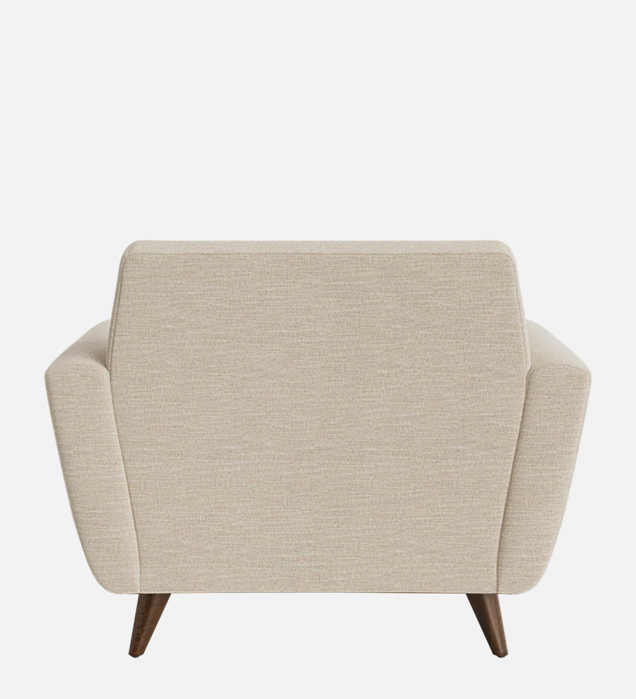 Jasmin Fabric 1 Seater Sofa In Ivory Cream Colour - Febonic Living