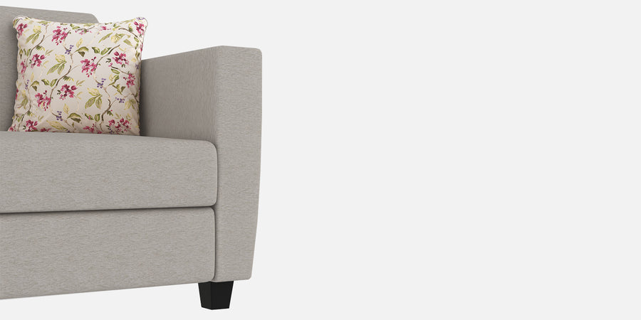 Gozi Fabric 3 Seater Sofa In Ash Grey Colour - Febonic Living
