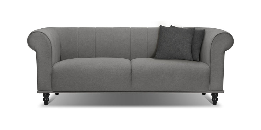 Rhino Fabric 3 Seater Sofa In Sudo Grey Colour - Febonic Living
