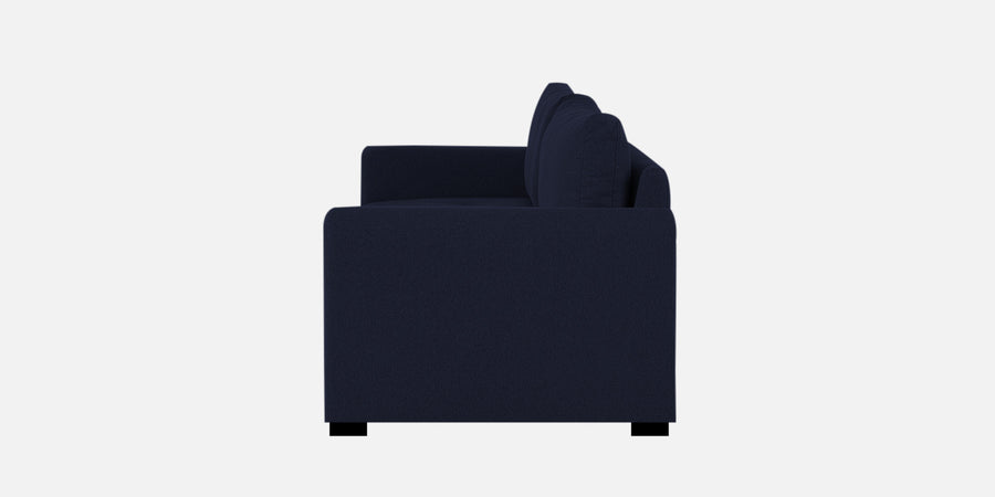 Sigma Fabric 3 Seater Pull Out Sofa Cum Bed In Royal Blue Colour - Febonic Living