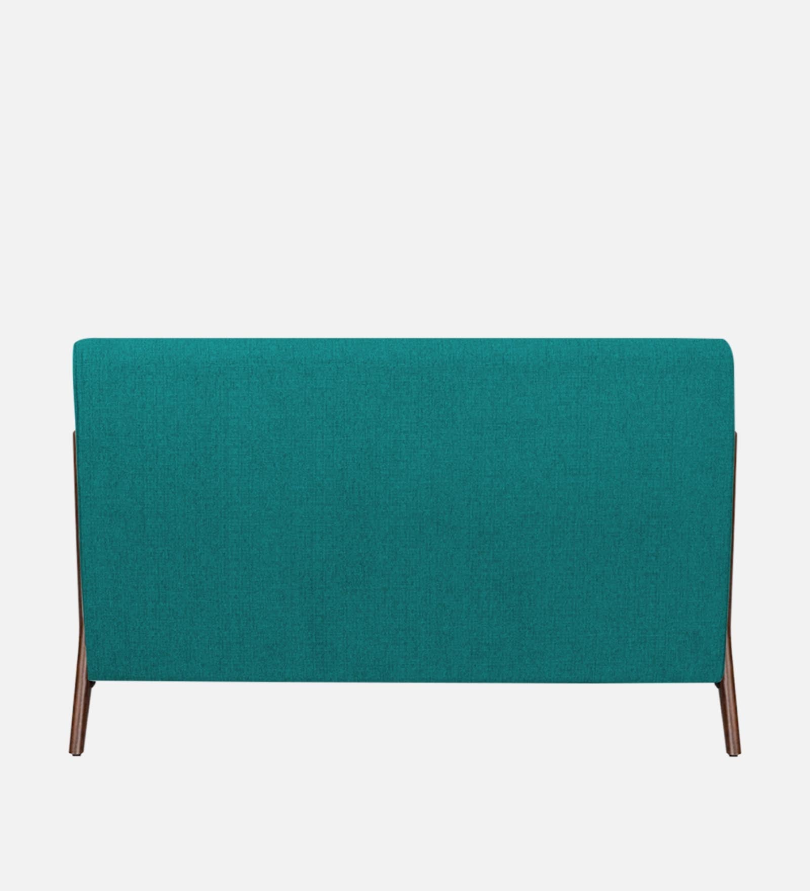 Catla Fabric Queen Size Bed In Sea Green Colour