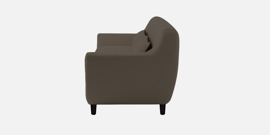 Nesco Boucle Fabric 3 Seater Sofa In Niya Beige Colour - Febonic Living