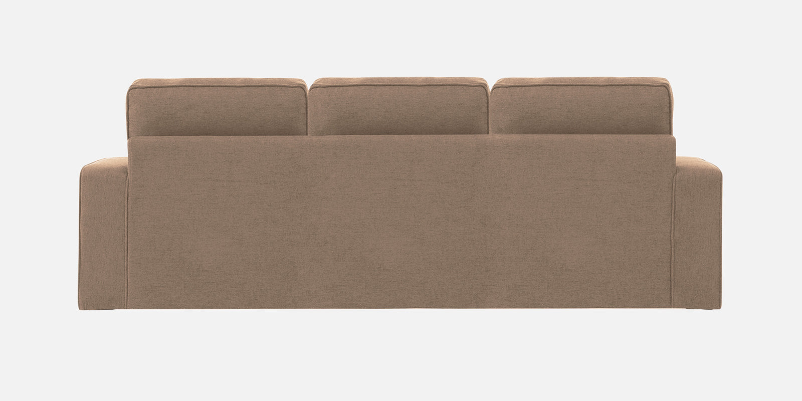 Kara Fabric 3 Seater Pull Out Sofa Cum Bed in Cookie Beige Colour