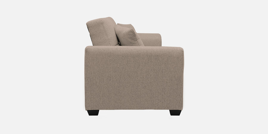 Bony Fabric 3 Seater Convertible Sofa Cum Bed In Natural Beige Colour - Febonic Living