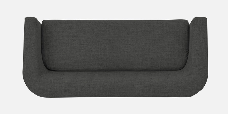 Casper Fabric 3 Seater Sofa In Charcoal Grey Colour - Febonic Living