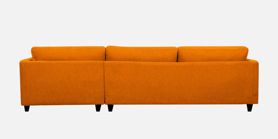 Kera Fabric Rhs Sectional Sofa 3 Lounger In Vivid Orange Colour - Febonic Living