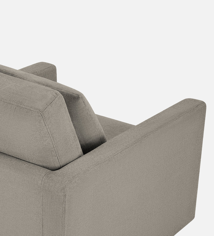 Kera Fabric 1 Seater Sofa In Ash Grey Colour - Febonic Living