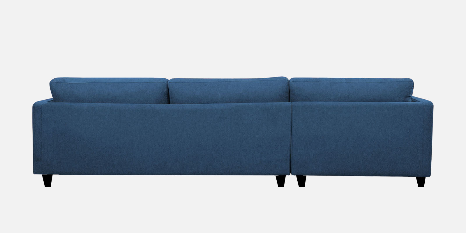 Kera Fabric LHS Sectional Sofa (3+Lounger) In Light Blue Colour