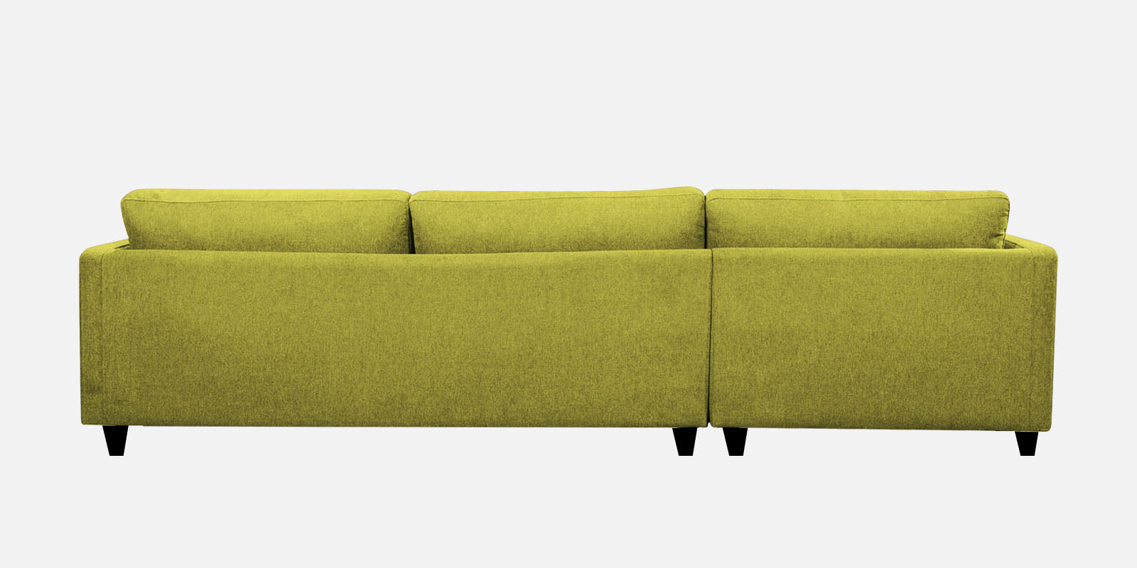 Kera Fabric LHS Sectional Sofa (3+Lounger) In Parrot Green Colour