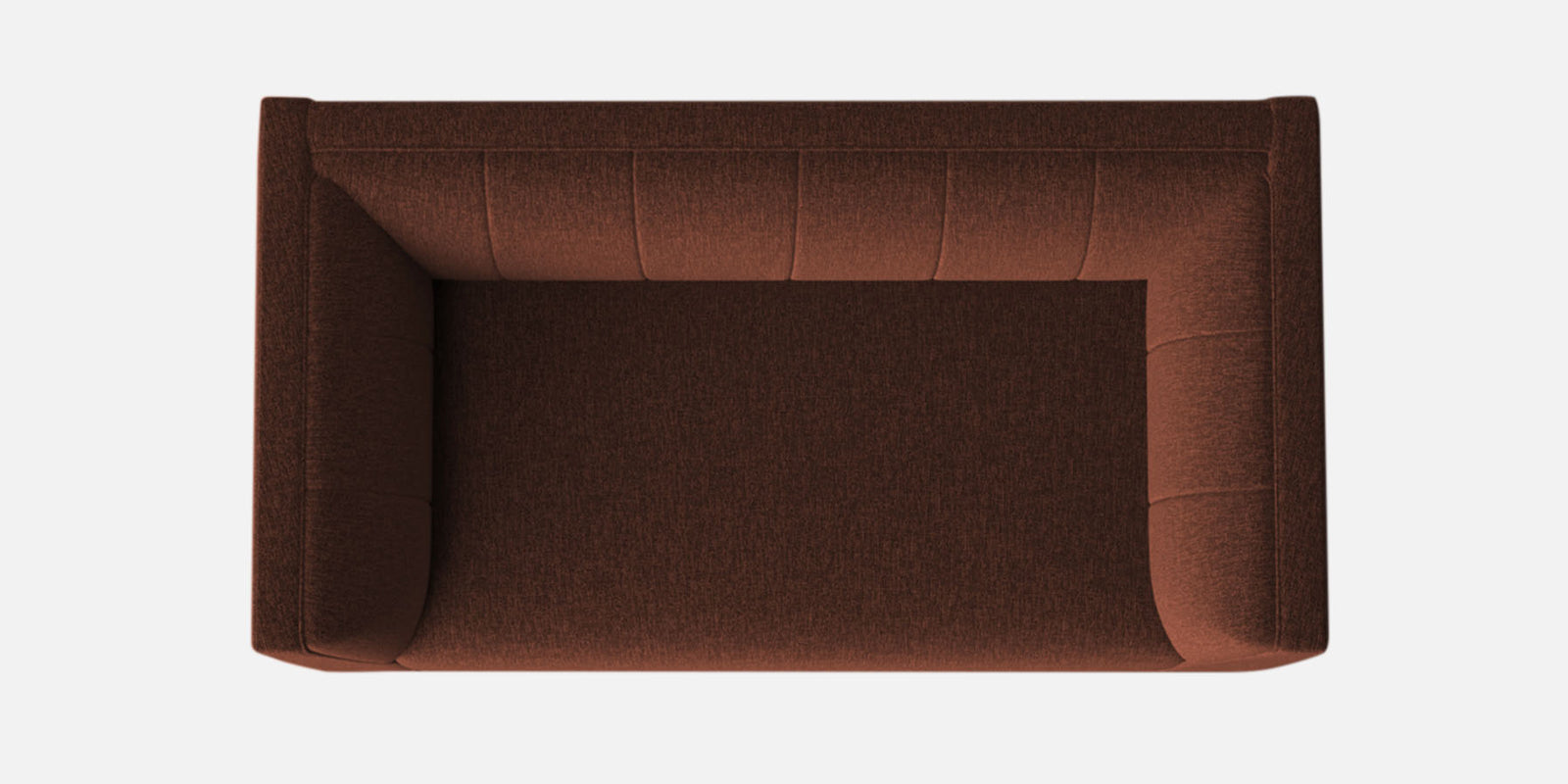 Chastin Fabric 2 Seater Sofa in Coffee Brown Colour