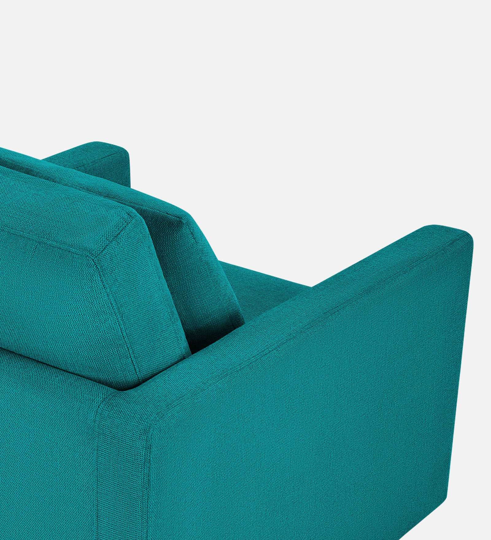 Kera Fabric 1 Seater Sofa in Sea green Colour