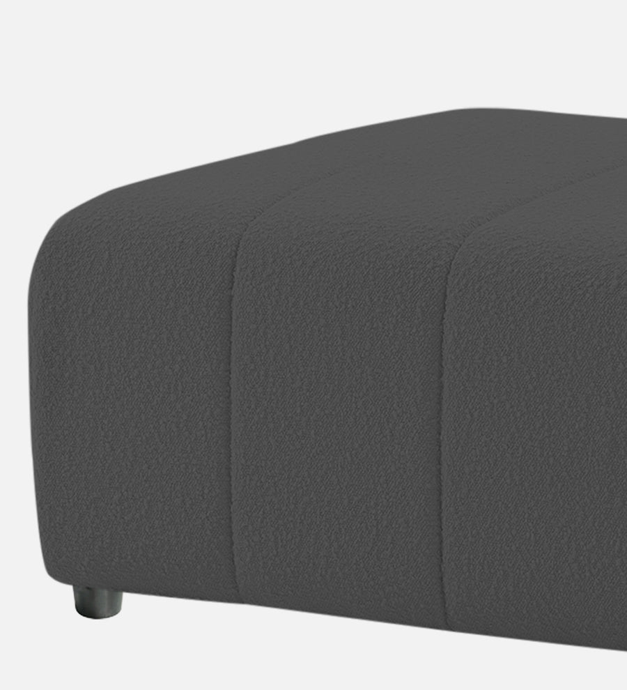 Lark Boucle Bench In Avio Grey Colour - Febonic Living
