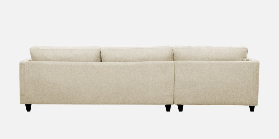 Kera Fabric Lhs Sectional Sofa 3 Lounger In Ivory Cream Colour - Febonic Living