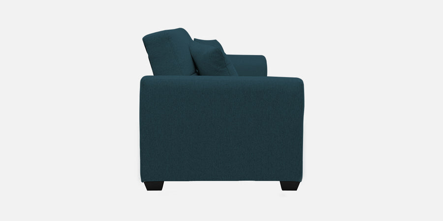 Bony Fabric 3 Seater Convertible Sofa Cum Bed In Harbour Blue Colour - Febonic Living