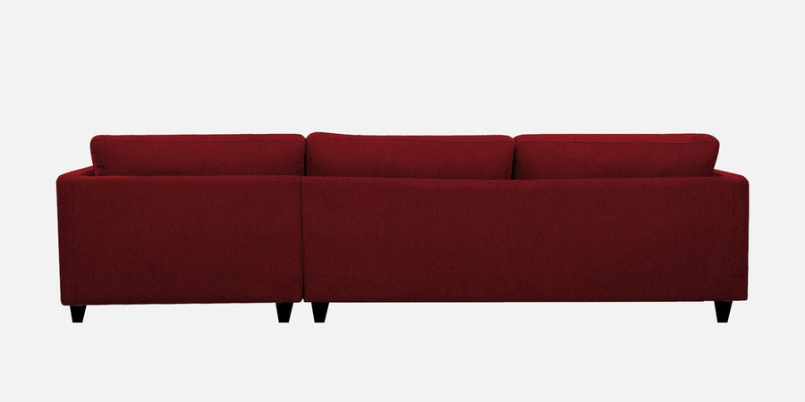 Kera Fabric Rhs Sectional Sofa 3 Lounger In Blood Maroon Colour - Febonic Living
