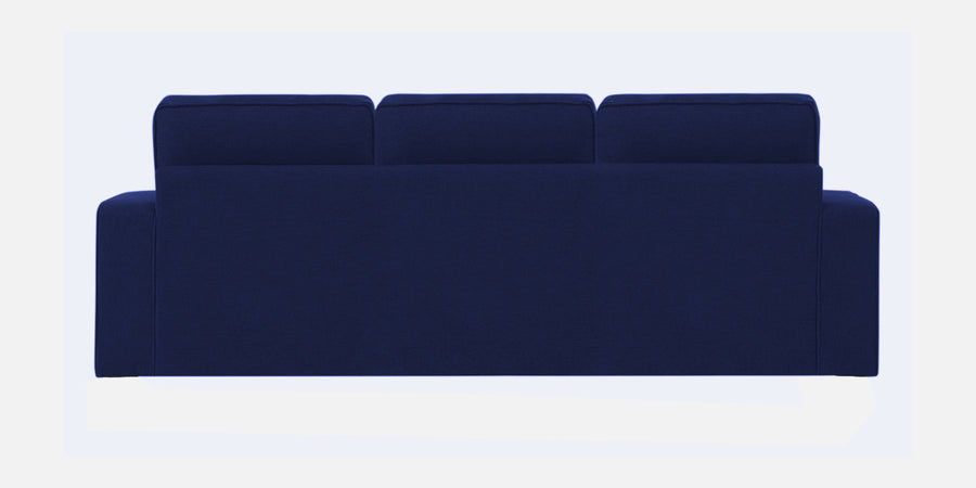 Kara Fabric 3 Seater Pull Out Sofa Cum Bed In Royal Blue Colour - Febonic Living