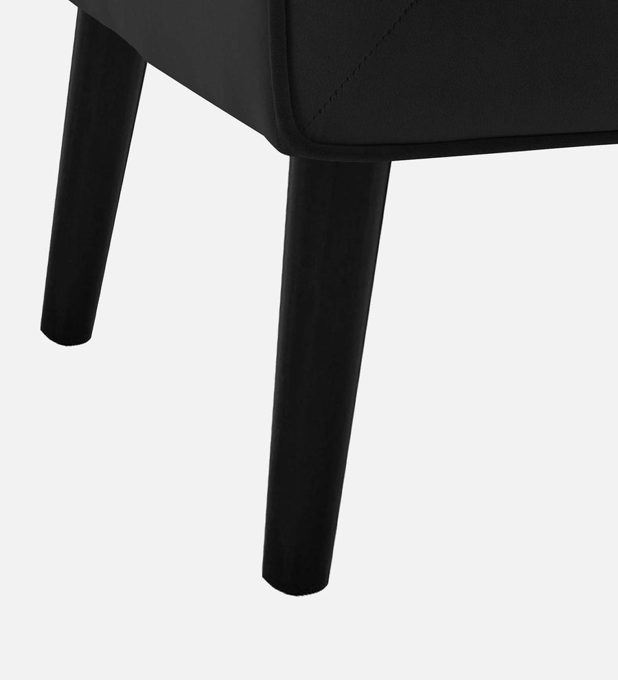Ame Velvet Arm Chair In Adam Black Colour - Febonic Living