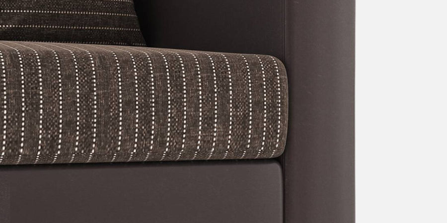 Baley Fabric 3 Seater Sofa In Lama Brown Colour - Febonic Living