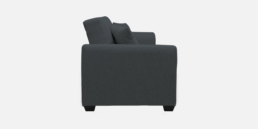 Bony Fabric 3 Seater Convertible Sofa Cum Bed In Duby Grey Colour - Febonic Living