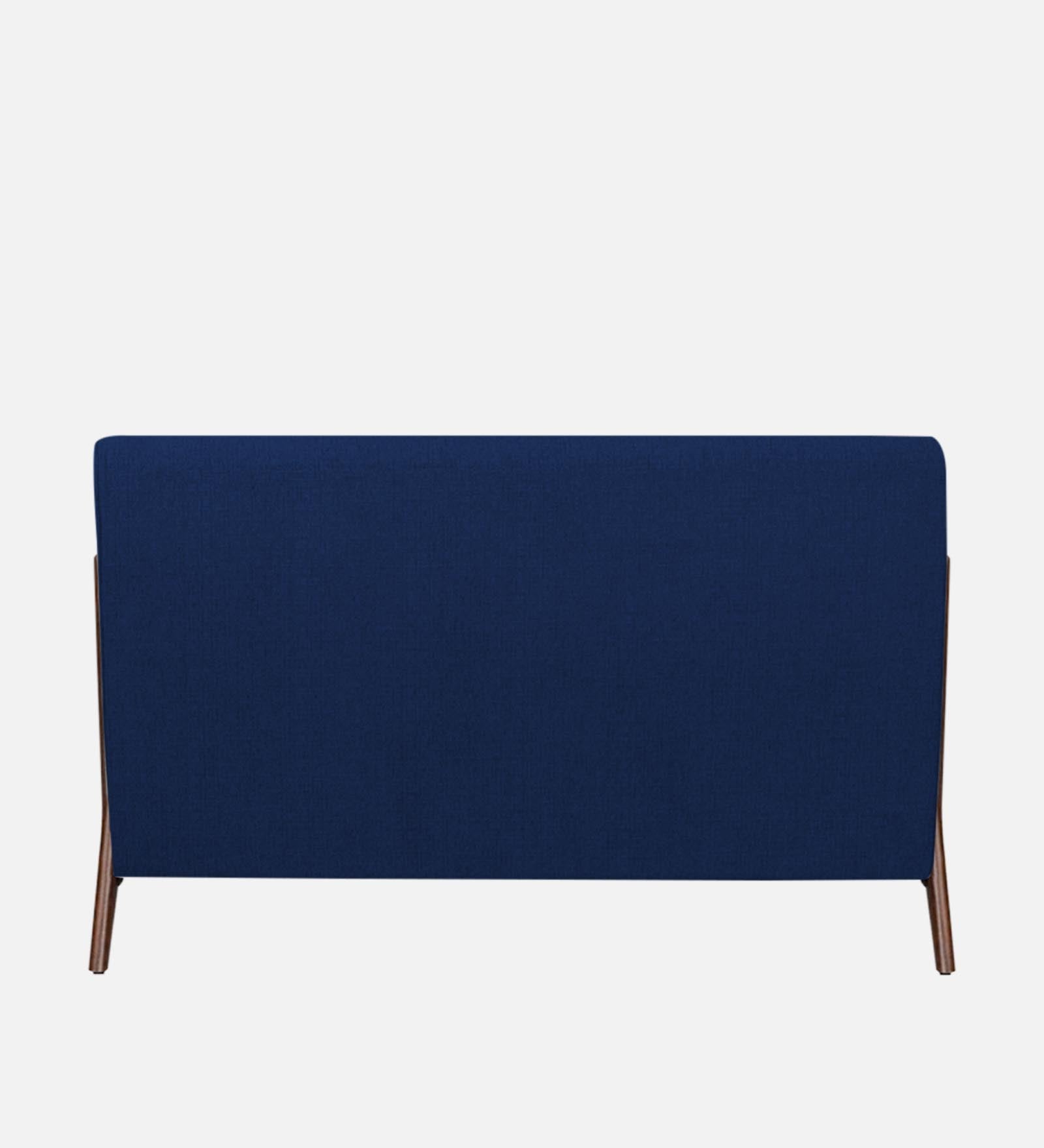 Catla Fabric Queen Size Bed In Royal Blue Colour