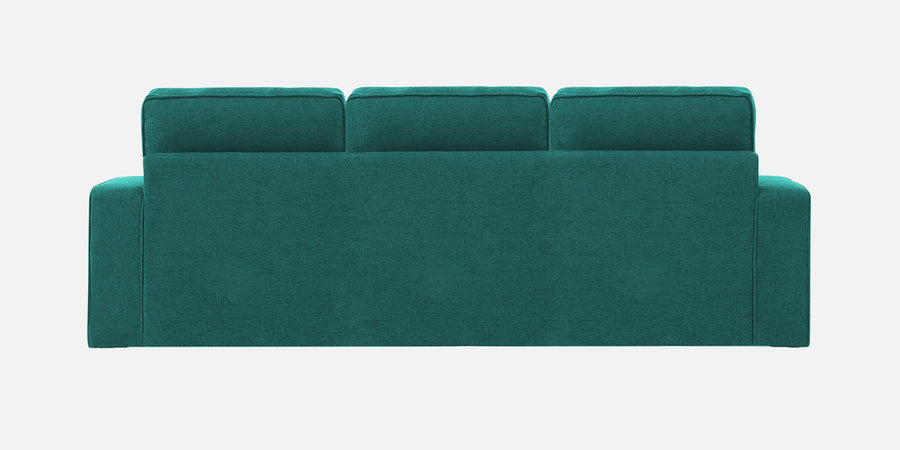 Kara Fabric 3 Seater Pull Out Sofa Cum Bed In Sea Green Colour - Febonic Living