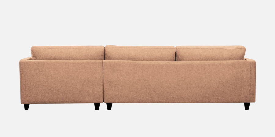Kera Fabric Rhs Sectional Sofa 3 Lounger In Cosmic Beige Colour - Febonic Living