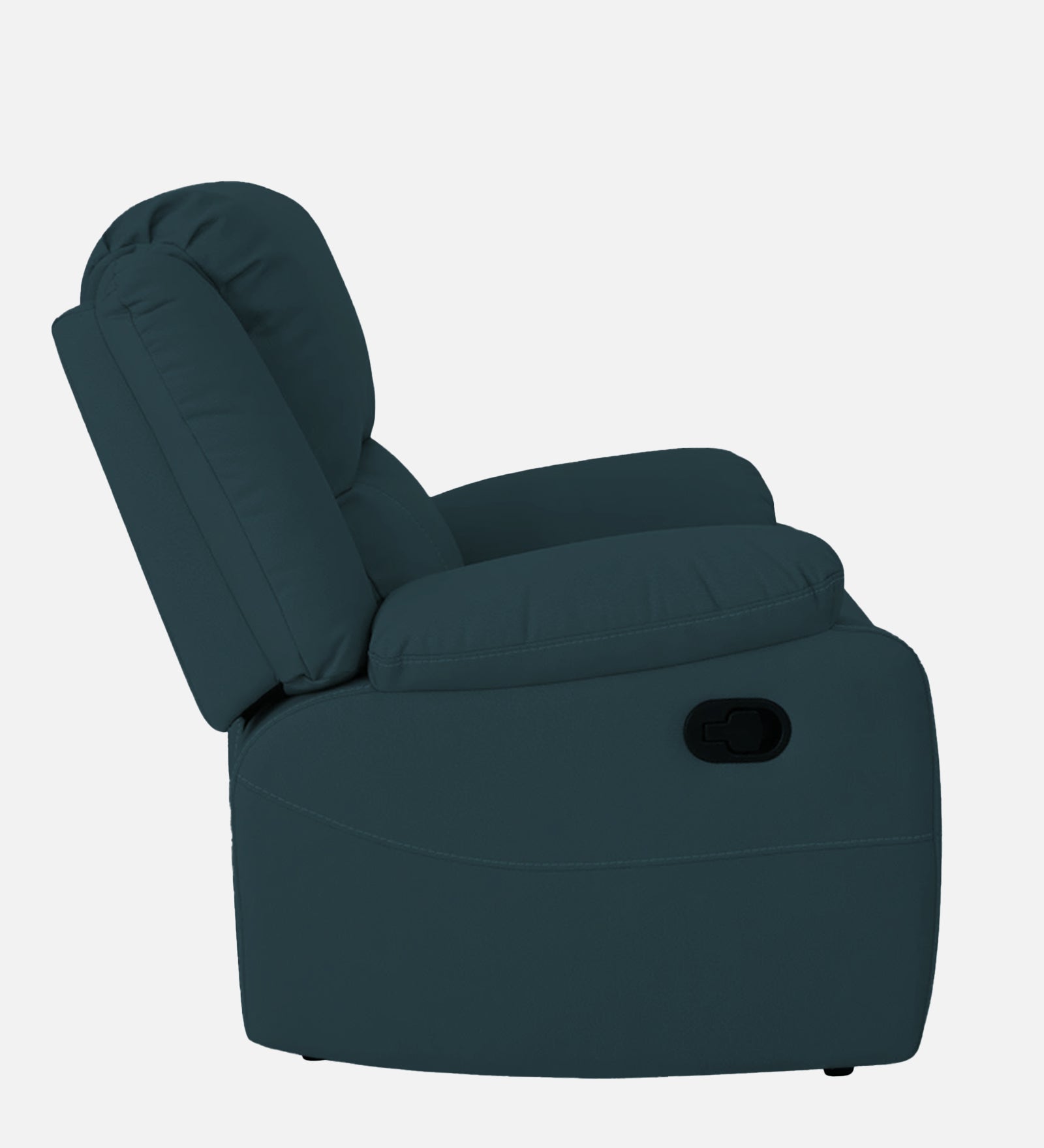 Adley Fabric Manual 1 Seater Recliner In Harbour Blue Colour