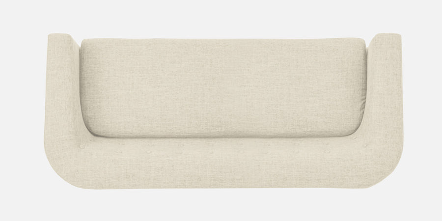 Casper Fabric 3 Seater Sofa In Ivory Cream Colour - Febonic Living